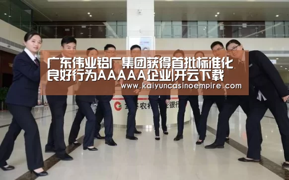 广东伟业铝厂集团获得首批标准化良好行为AAAAA企业|开云下载(图3) 开云足球
