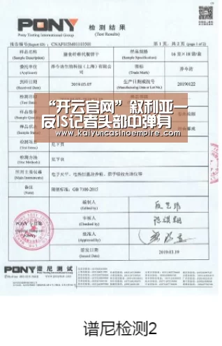 “开云官网”叙利亚一反IS记者头部中弹身亡 IS未宣布负责(图1) 开云官网